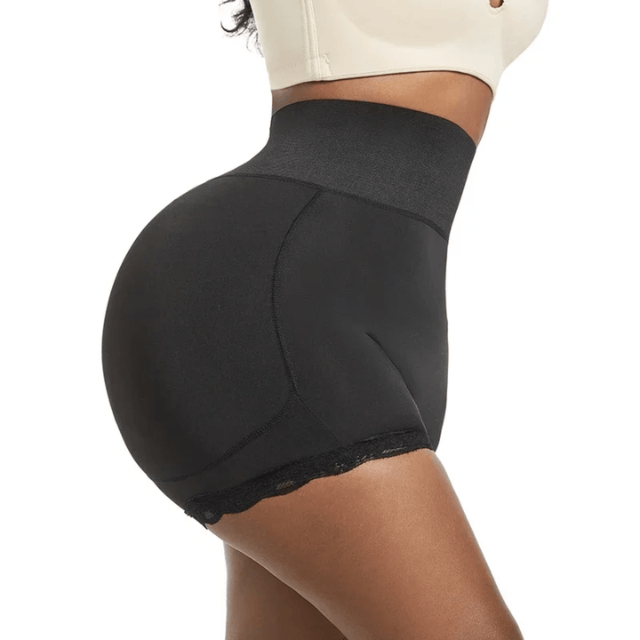 High Waist Shapewear Shorts – Push-Up Pads